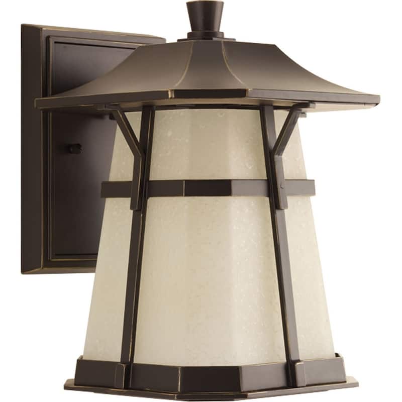 Progress Lighting P5750-2030K9 Derby Bronze Aluminum 8.5-inch 1-light LED Medium Wall Lantern with AC LED Module