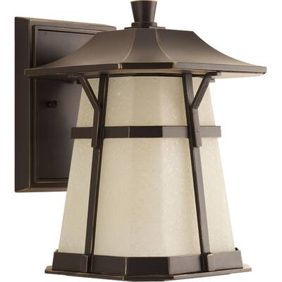 Progress Lighting P5750-2030K9 Derby Bronze Aluminum 8.5-inch 1-light LED Medium Wall Lantern with AC LED Module