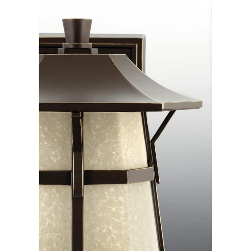 Progress Lighting P5750-2030K9 Derby Bronze Aluminum 8.5-inch 1-light LED Medium Wall Lantern with AC LED Module