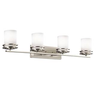 Kichler Lighting Hendrik Collection 4-light Brushed Nickel Bath/Vanity Light