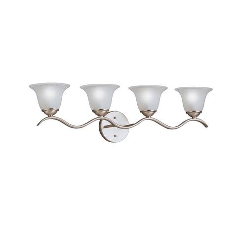 Copper Grove Gramsdale 4-light Brushed Nickel Bath/Vanity Light