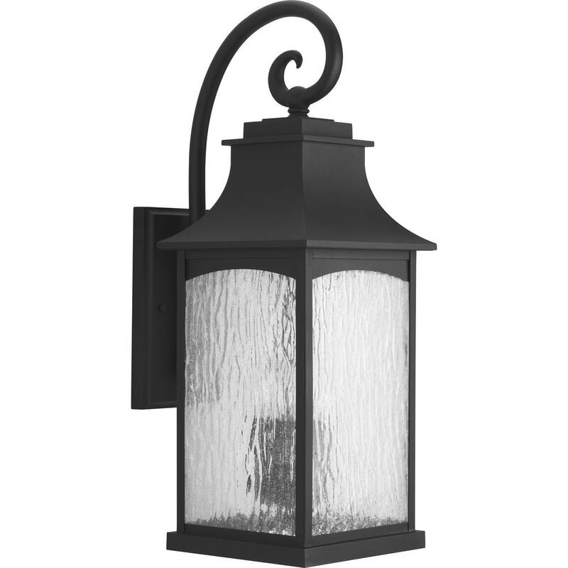 Progress Lighting Maison Black Aluminum 3-light Large Wall Lantern