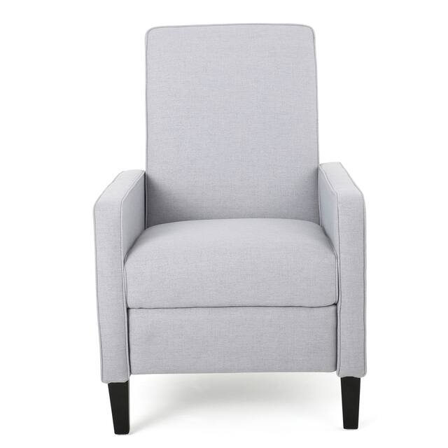 Dalton Fabric Recliner Club Armchair by Christopher Knight Home - Light grey
