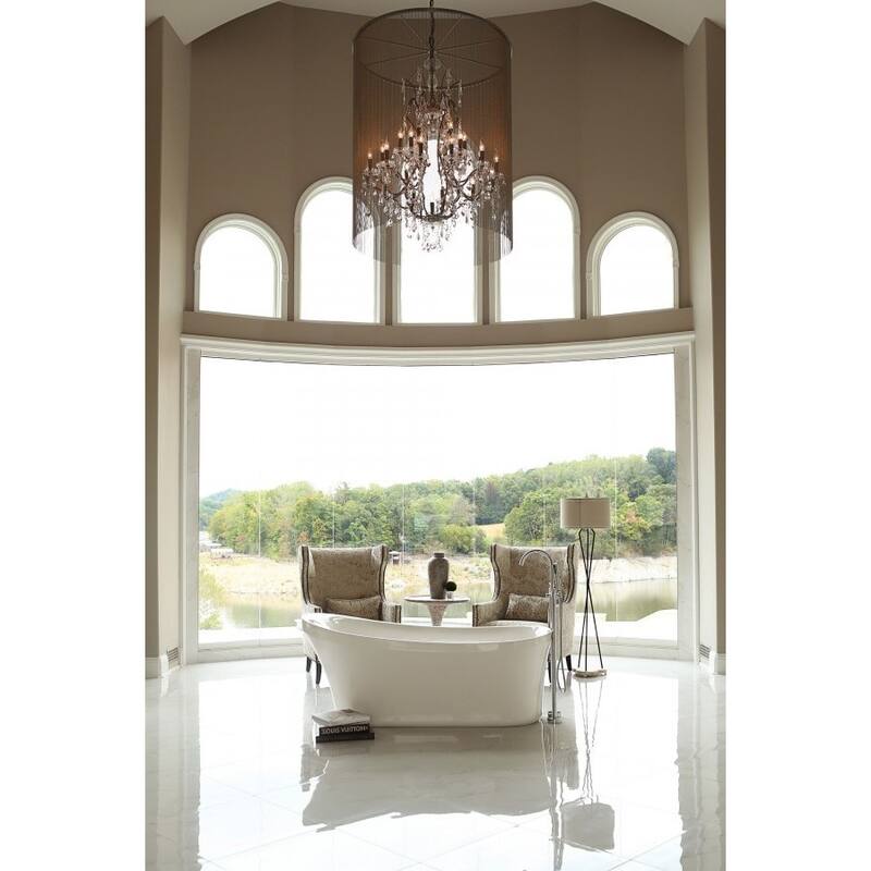 Signature Bath Calm Acrylic 67-inch Freestanding Bathtub