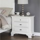 preview thumbnail 5 of 7, Roundhill Furniture Laveno White Wood King 6-piece Bedroom Furniture Set