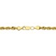 preview thumbnail 2 of 1, Fremada 14k Yellow Gold Filled Men's Bold 4.2-mm Rope Chain Bracelet (7.5 or 8.5 inches)