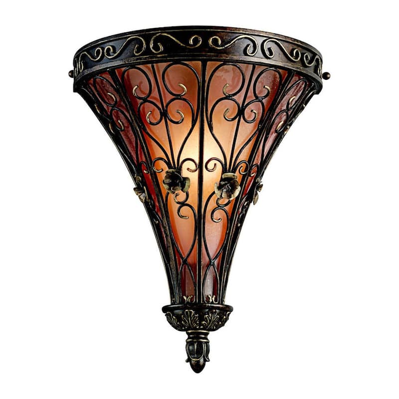 Kichler Lighting Marchesa Collection 1-light Terrene Bronze Wall Sconce