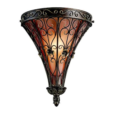 Kichler Lighting Marchesa Collection 1-light Terrene Bronze Wall Sconce