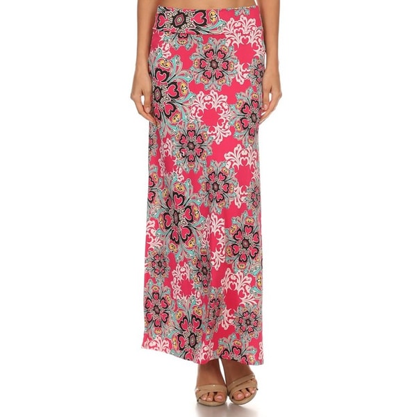 MOA Collection Women's Floral Maxi Skirt - Free Shipping On Orders Over ...