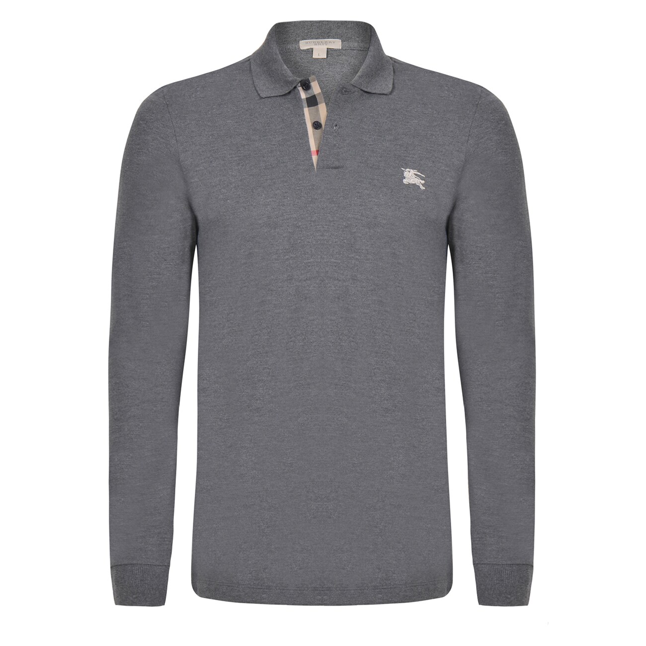mens burberry long sleeve polo