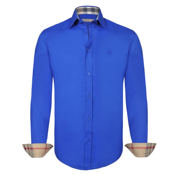 burberry mens shirt blue