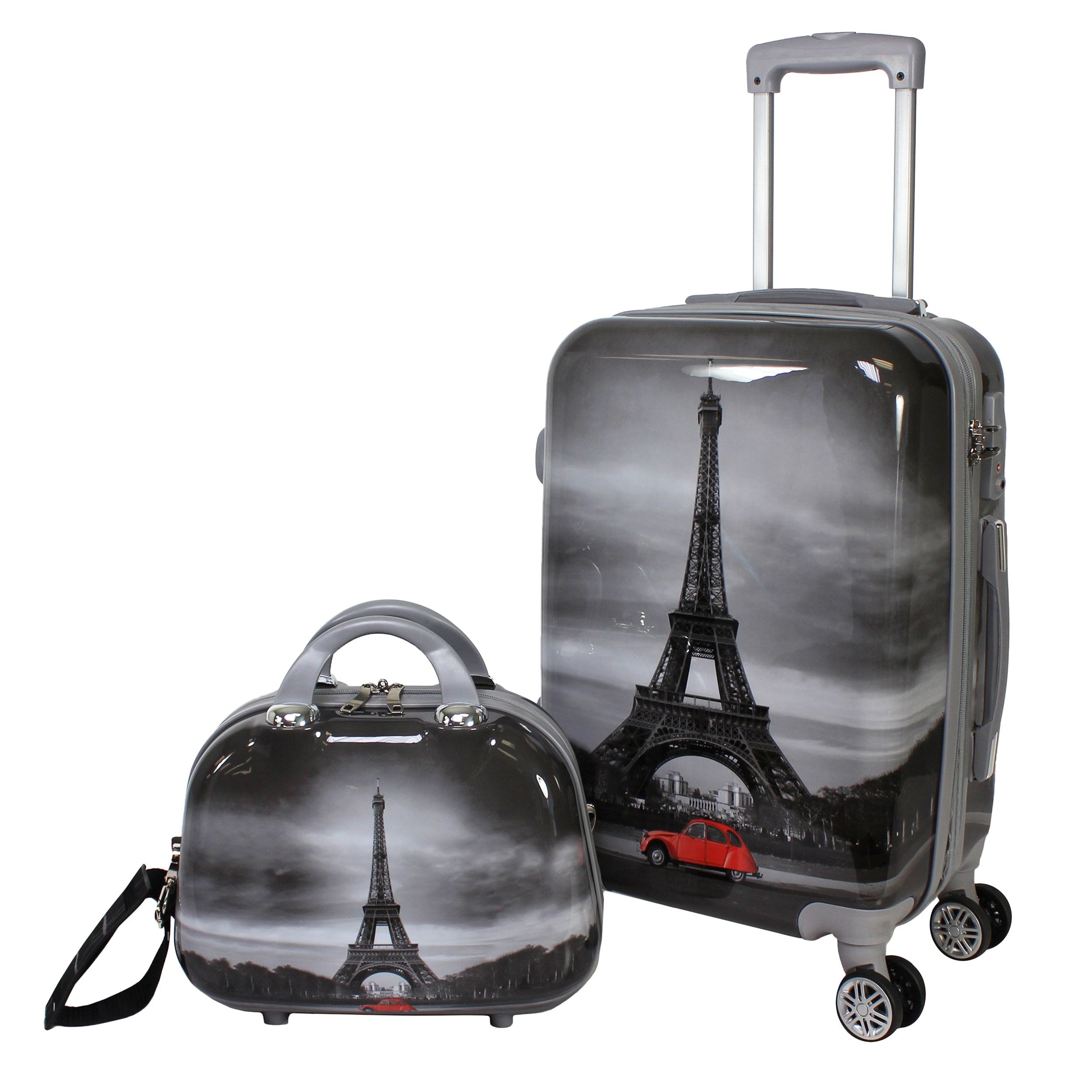 two piece carry on luggage set