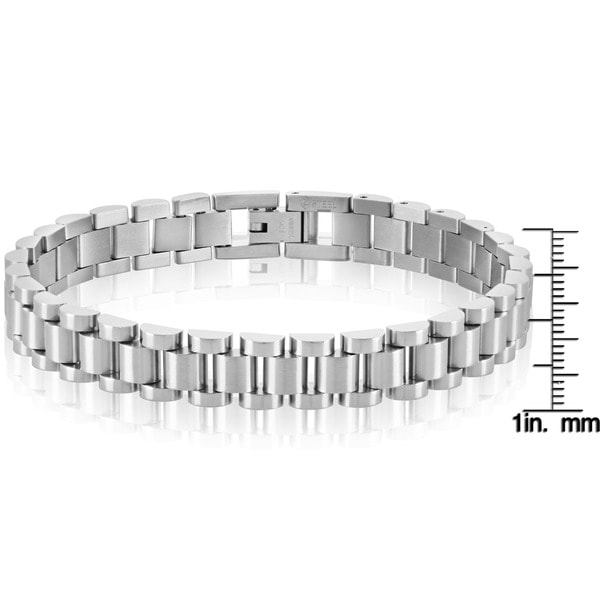 stainless steel president bracelet