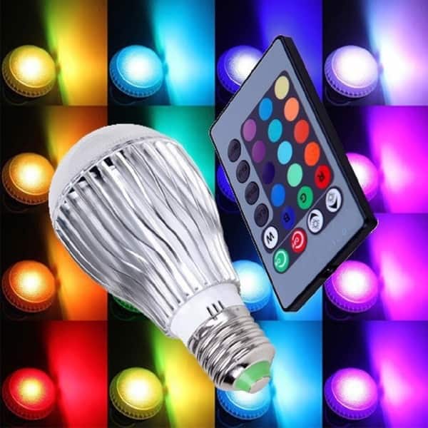 Colored Led Lights >> Color Changing Led Light Bulb With Remote Control Colored Led Lights >> Color Changing Led Light Bulb With Remote Control
