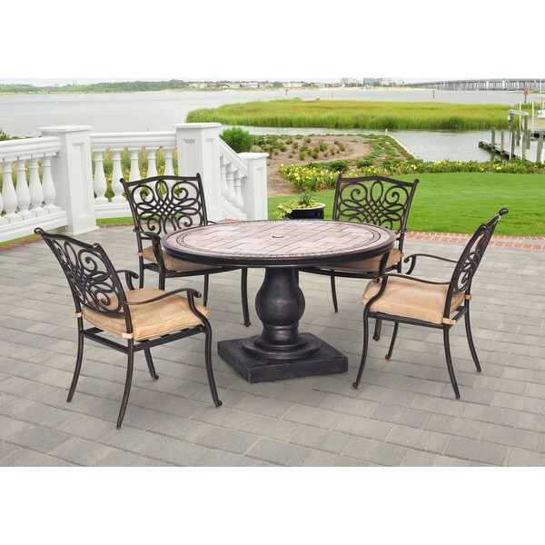 Hanover Outdoor MONDN5PC Monaco 5-piece Dining Set