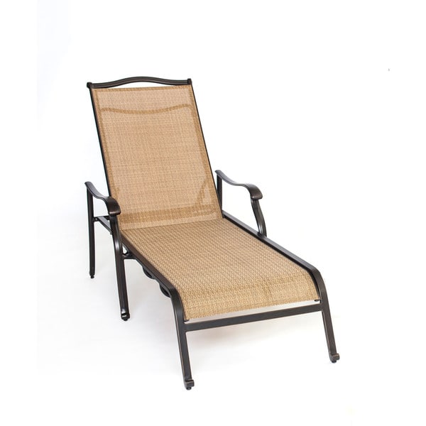 Hanover Monaco Tan Outdoor Chaise Lounge Chairs Set Of 2 Hanover Monaco Tan Outdoor Chaise