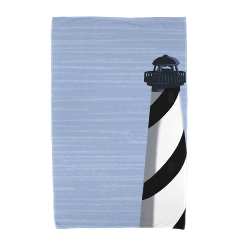 36 x 72-inch Light House Geometric Print Beach Towel