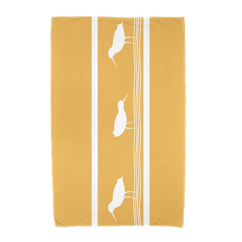 36 x 72-inch Birdwalk Animal Print Beach Towel - Yellow