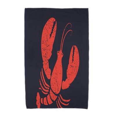 36 x 72-inch Lobster Animal Print Beach Towel