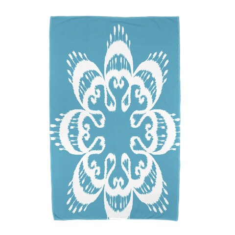 36 x 72-inch Ikat Mandala Geometric Print Beach Towel