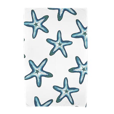 30 x 60-inch Soft Starfish Geometric Print Beach Towel