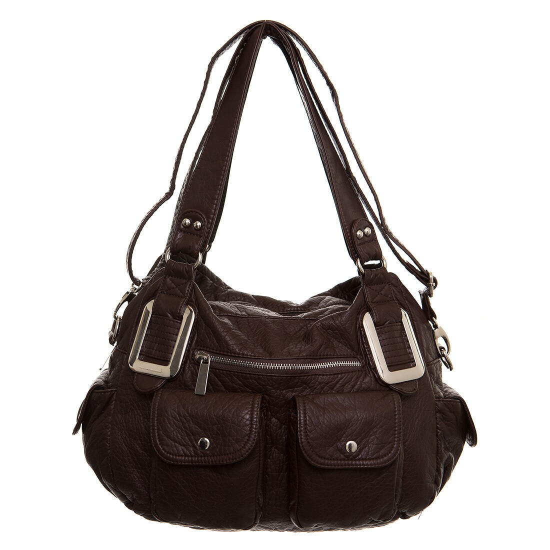 vegan leather satchel