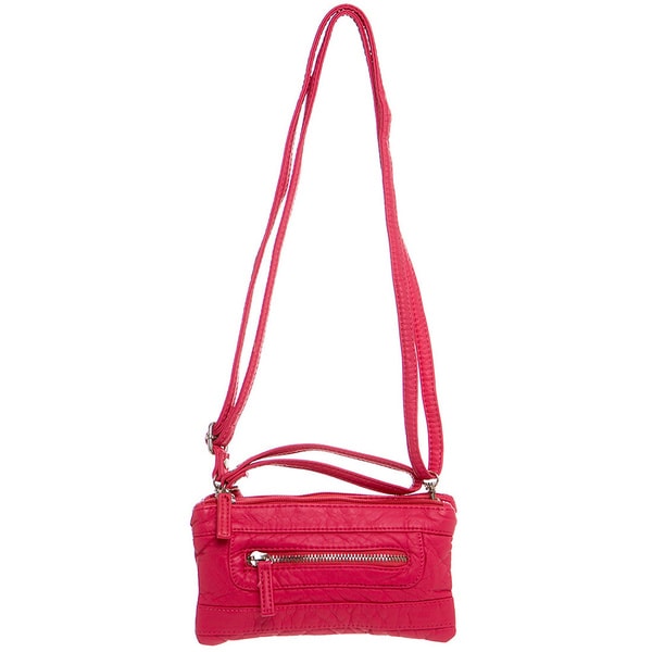 Shop Ampere Creations Classic Threeway Vegan Leather Crossbody Handbag