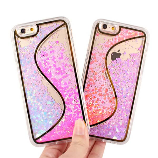 Liquid Glitter S Design Red Green Pink Purple Gold Phone Case For Iphone 5 5s 6 6s 6 On Sale Overstock