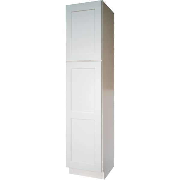 Shop Everyday Cabinets Shaker White Wood 18 Inch Bathroom Vanity