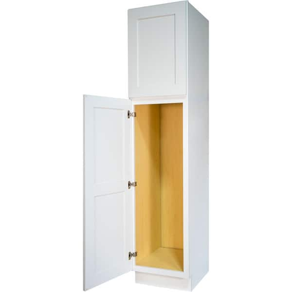 Shop Everyday Cabinets Shaker White Wood 18 Inch Bathroom Vanity