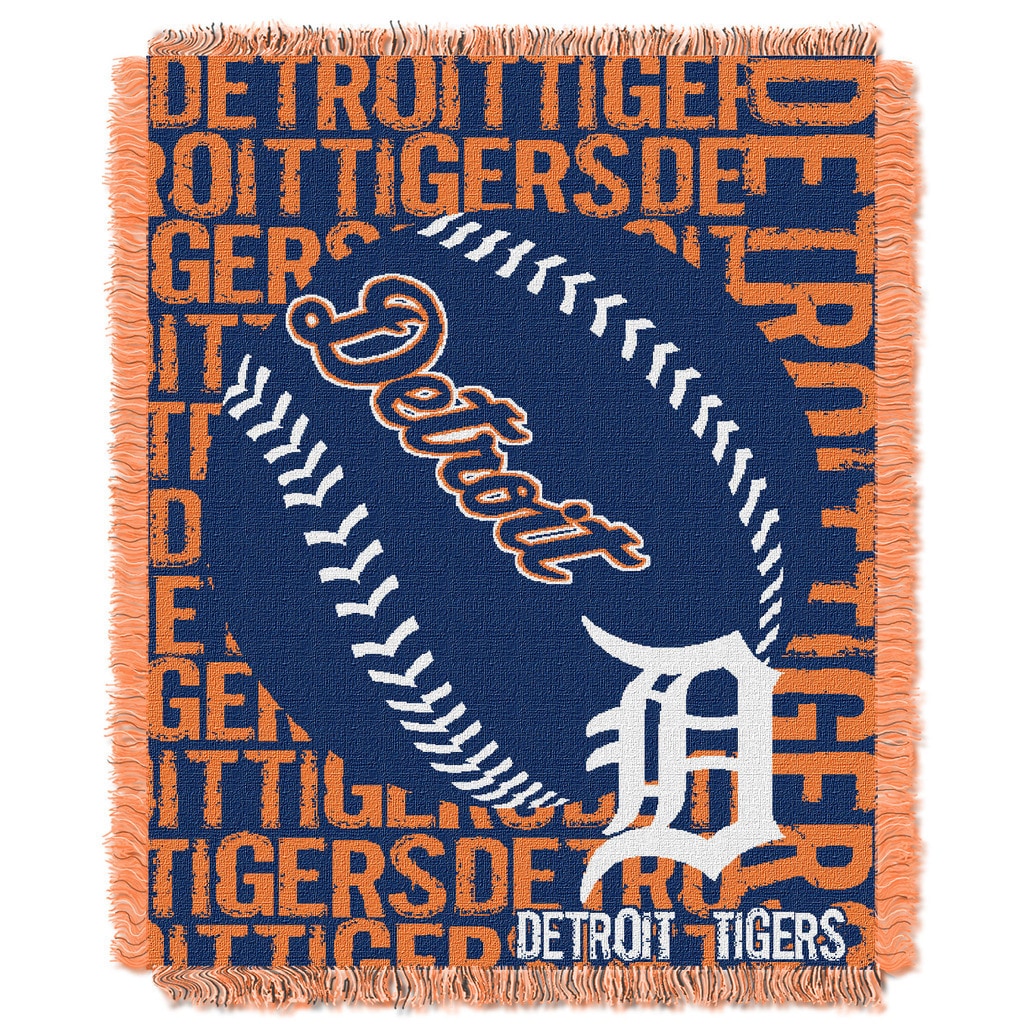 Orange with blue chevrons (Detroit Tigers colors)