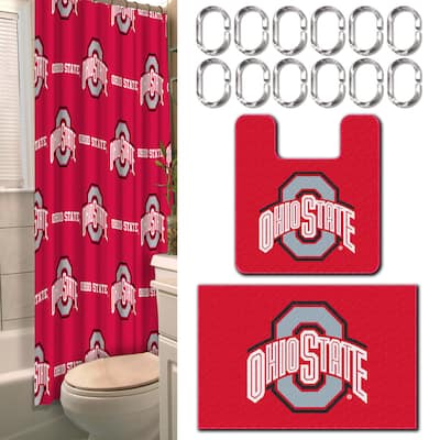 COL 893 Ohio State 15-Piece Bath Set