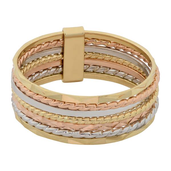 Fremada 14k Tricolor Gold 6 7 Mm Seven Days Stack Ring On Sale Overstock 12070019 That music seven days the ring you can use as cell phone ring on mobile phone, smartphone, and that mean that list of the supported models is unlimited: usd