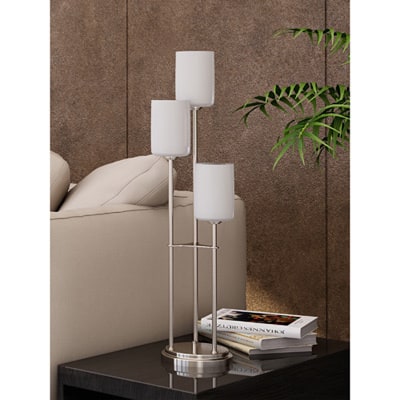 Bess Frosted Glass 3-light Table Lamp