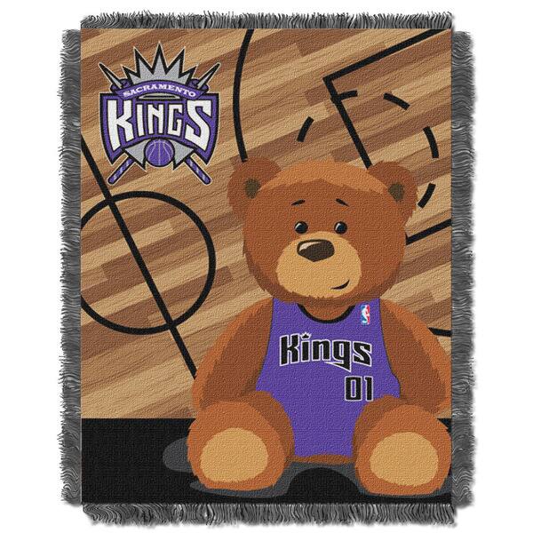 slide 1 of 1, NBA 04401 Kings Half Court Baby Throw