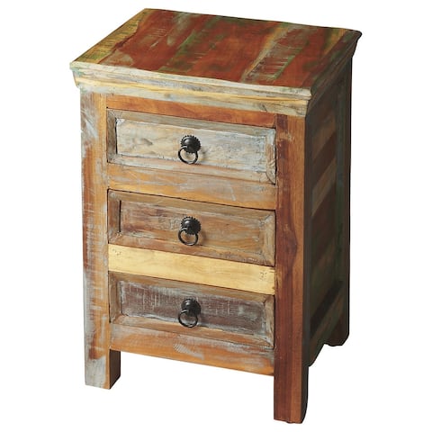 Handmade Butler Arya Reclaimed Wood Rustic Accent Chest (India)