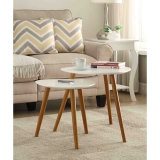 slide 1 of 1, Convenience Concepts Oslo Nesting End Table Set