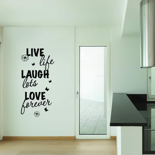 Style And Apply Live Laugh Love Quotes And Sayings Vinyl Decal Sticker Mural Art Home Decor Overstock 1704 Style And Apply Live Laugh Love Quotes And Sayings Vinyl Decal Sticker Mural Art Home Decor Overstock 1704