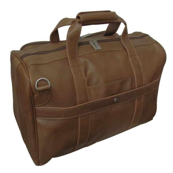 leather carry on duffel