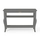 preview thumbnail 12 of 14, Kate and Laurel Lillian Wood 2-shelf Console Table with Curved Legs - 44x15x30