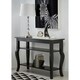 preview thumbnail 4 of 14, Kate and Laurel Lillian Wood 2-shelf Console Table with Curved Legs - 44x15x30