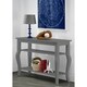 preview thumbnail 3 of 14, Kate and Laurel Lillian Wood 2-shelf Console Table with Curved Legs - 44x15x30