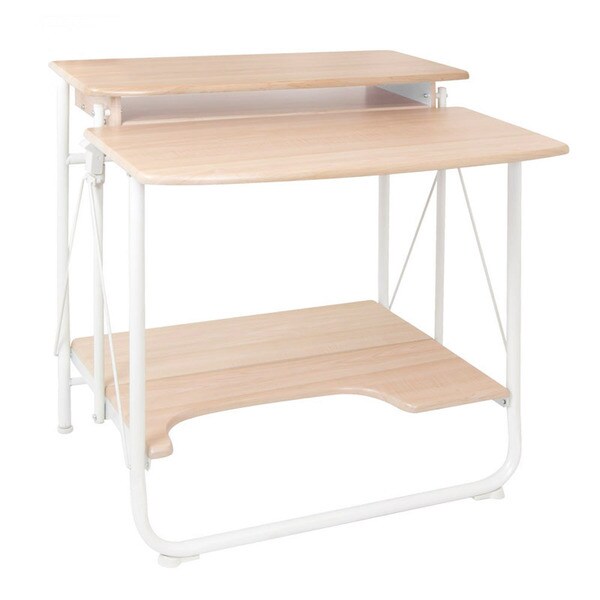 Offex Stow Away Home Office Folding Desk White Maple 326bcce1 5fb3 46a0 b34a 21decfc0932b_600