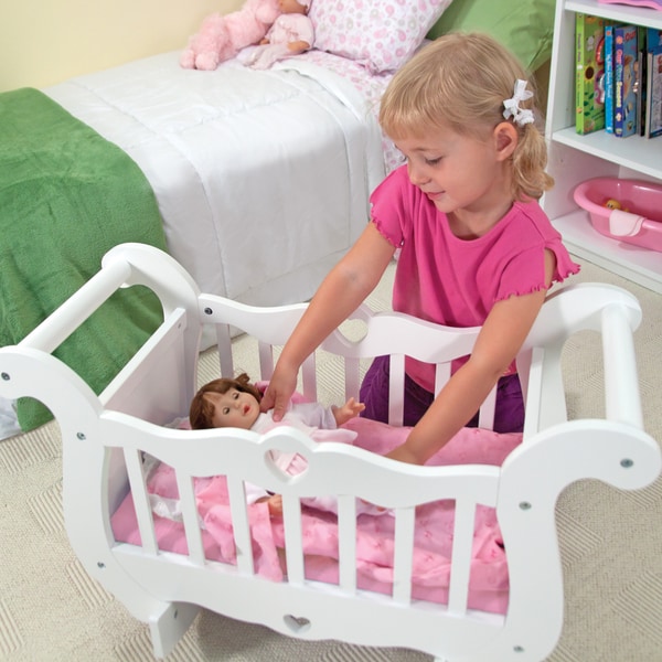 melissa and doug wooden crib