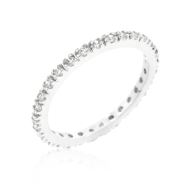 Kate Bissett Simple Eternity Band - White