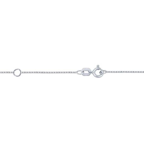 Auriya 14k Gold Blue Sapphire Solitaire Necklace 1ctw