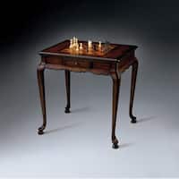 Butler Traditional Rectangular Game Table - Dark Brown