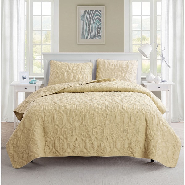 VCNY Shore 3-piece Quilt Set - Overstock - 12073646