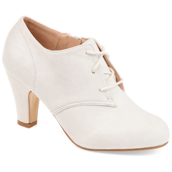 journee collection leona women's oxford high heels