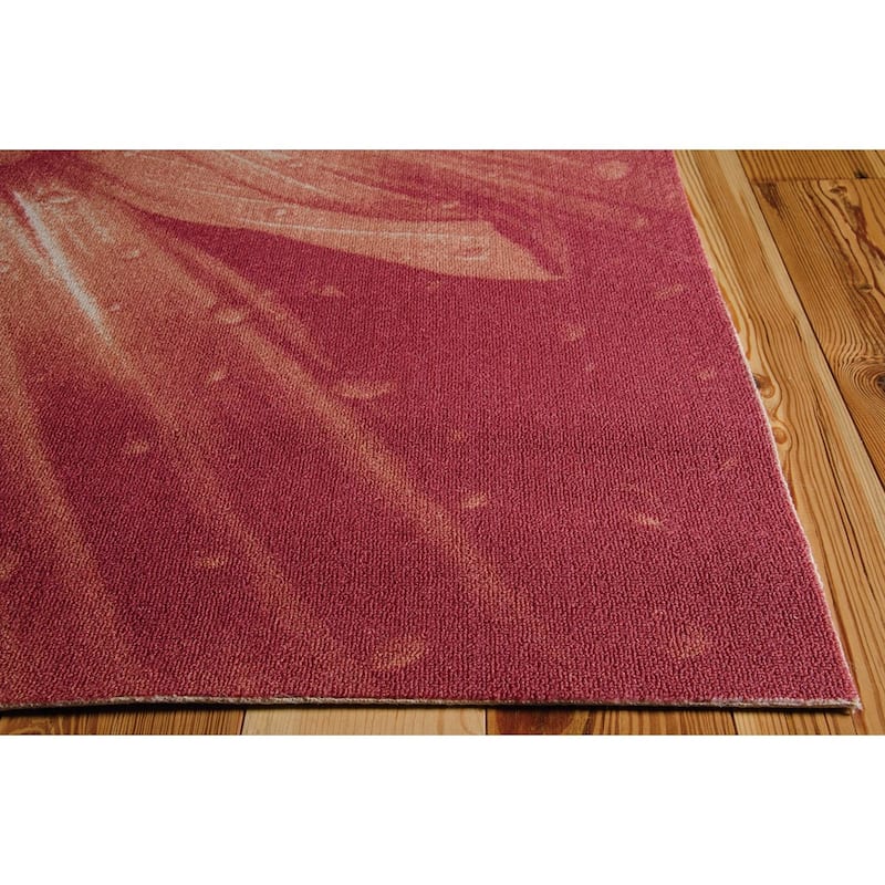 Nourison Coastal Abstract Contemporary Indoor/Outdoor Area Rug